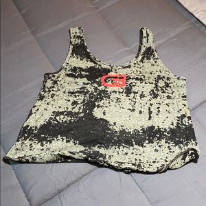 Cyclebar Burnout Crop Tank